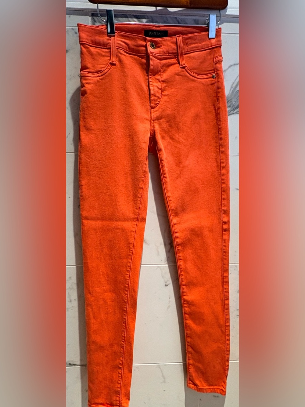 James Jeans Bright Orange Skinny Women’s Jeans